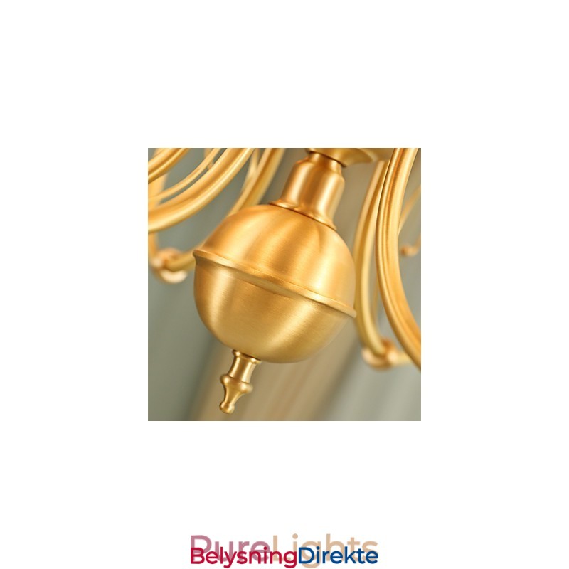 Lysekrone Tradisjonell Klassisk Landlig Messingfunksjon For Mini-Style Metall 6 Pærer