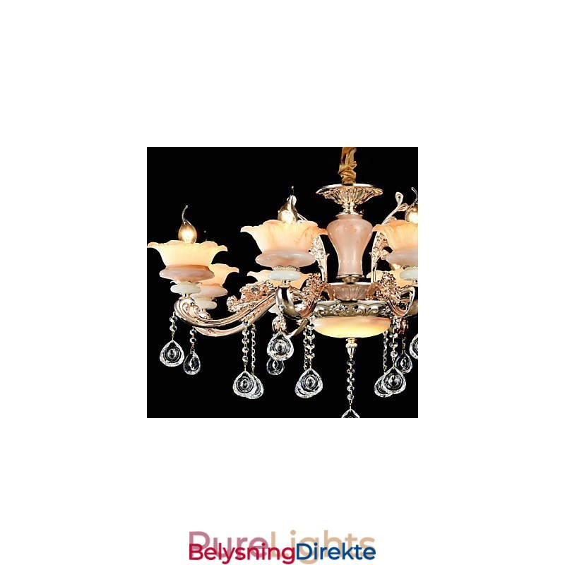 Moderne Samtids Tradisjonell Klassisk Sinklegering Funksjon For Krystall Mini Stil Metall Pendellampe