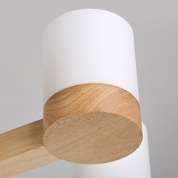 Lysekrone Med 3 Lys Moderne Samtidsstil Tradisjonell Klassisk Vintage Landlig Treelement For Tre