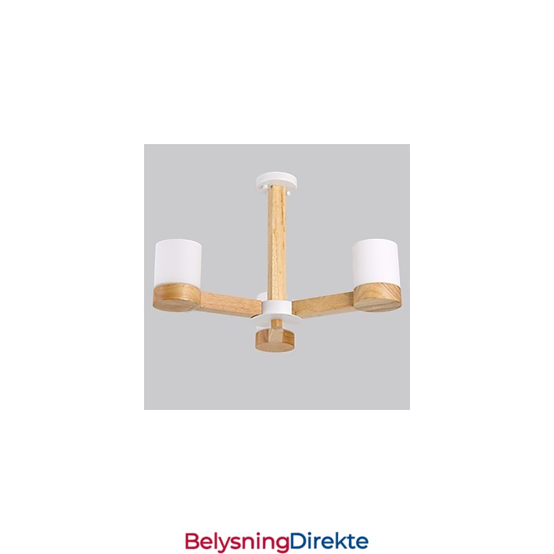 Lysekrone Med 3 Lys Moderne Samtidsstil Tradisjonell Klassisk Vintage Landlig Treelement For Tre