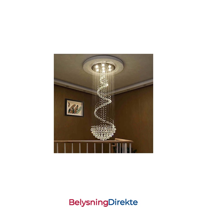 Moderne Krystall Lysekrone Til Taket Innendørs Pendellampe Dekorasjonsbelysning