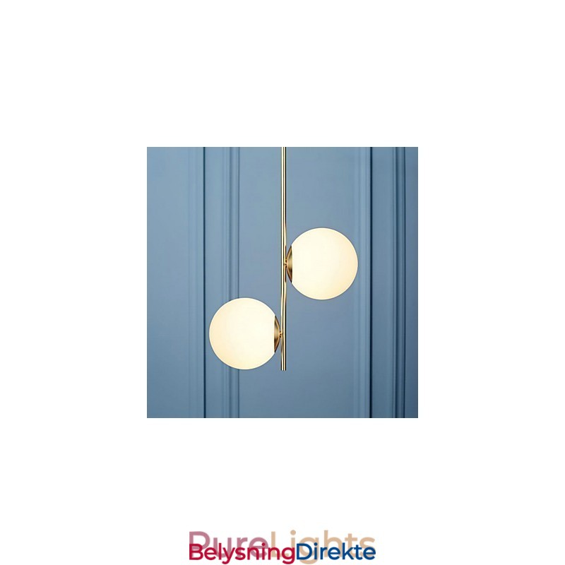 Rustikk Hyttemaling For Designere, Metall Innendørsbutikker, Lysekrone Med 2 Lyspærer