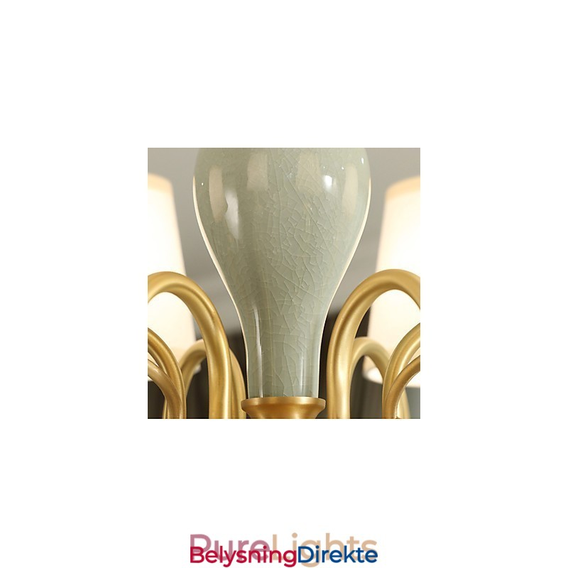 Tradisjonell Klassisk Landlig Messingfunksjon For Mini-Stil Metalllysekrone Med 3 Pærer