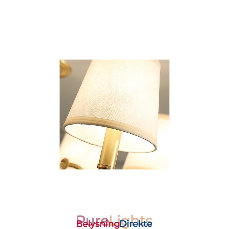 Tradisjonell Klassisk Landlig Messingfunksjon For Mini-Stil Metalllysekrone Med 3 Pærer