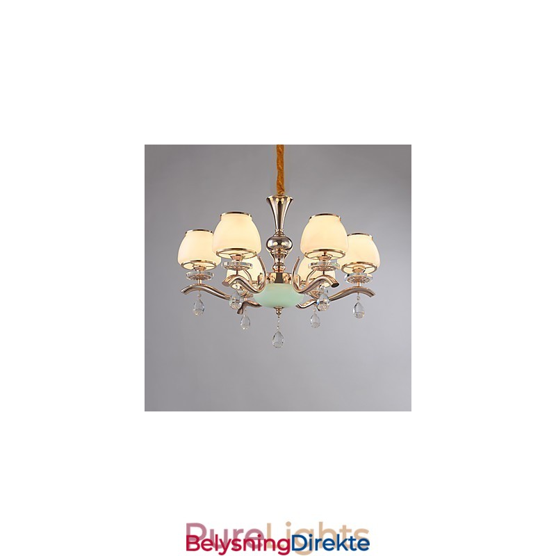 Lysekrone Moderne Samtidskunst Galvanisert Funksjon For Krystallmetall