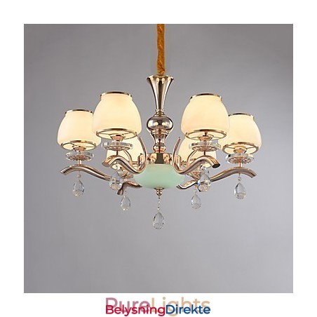 Lysekrone Moderne Samtidskunst Galvanisert Funksjon For Krystallmetall