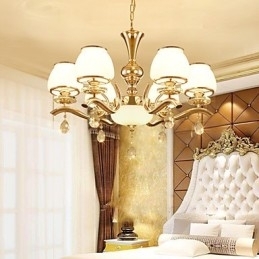 Lysekrone Moderne Samtidskunst Galvanisert Funksjon For Krystallmetall