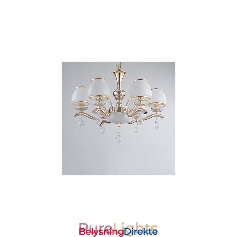 Lysekrone Moderne Samtidskunst Galvanisert Funksjon For Krystallmetall