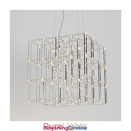 Moderne Lysekronelampe I Rustfritt Stål Loftbelysning