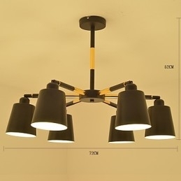 Tradisjonell, Klassisk Pendellampe I Tre, Bambus, I Ministil