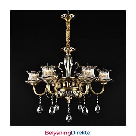 Rustikk Hyttemaling For Designere, Metall Innendørsbutikker, Lysekrone Med 2 Lyspærer