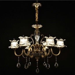 Rustikk Hyttemaling For Designere, Metall Innendørsbutikker, Lysekrone Med 2 Lyspærer