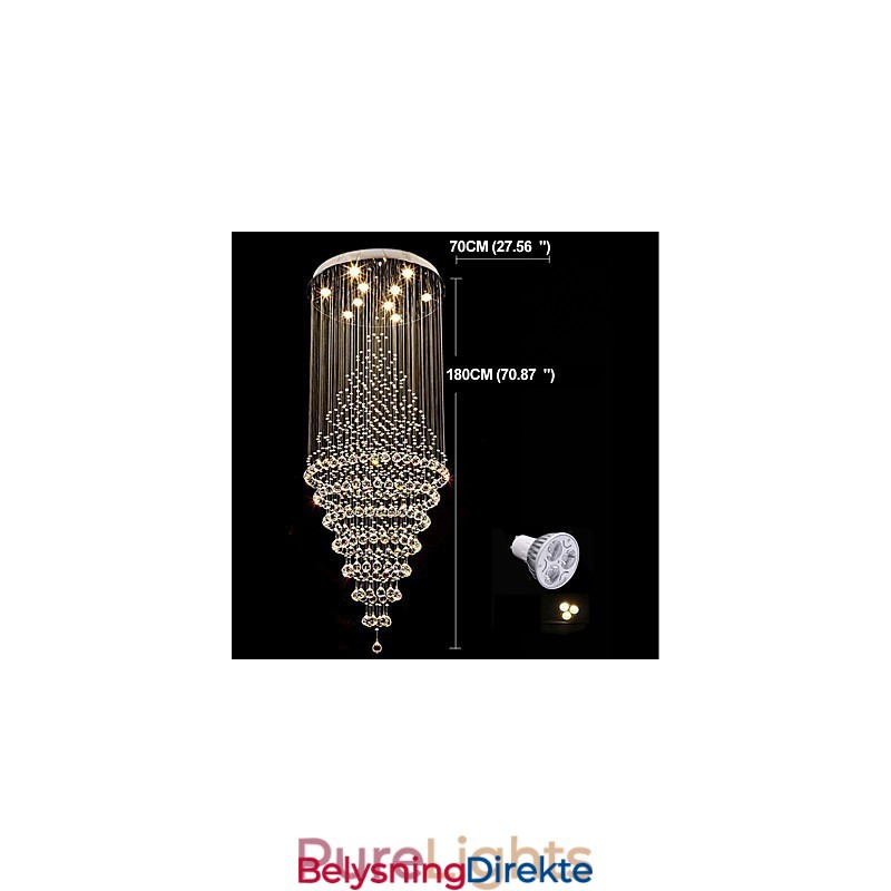 Moderne Krystall Taklampe Moderne Lysekrone Hjem Hengende Belysning Lysekrone Lamper Armaturer