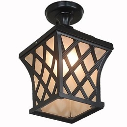 Landlig Lampe Amerikansk Hage Terrassedør Utendørs Vanntett Drue Droplight