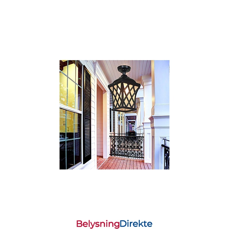Landlig Lampe Amerikansk Hage Terrassedør Utendørs Vanntett Drue Droplight