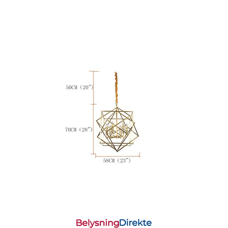 Lanterne I Messing For Designere I Metall