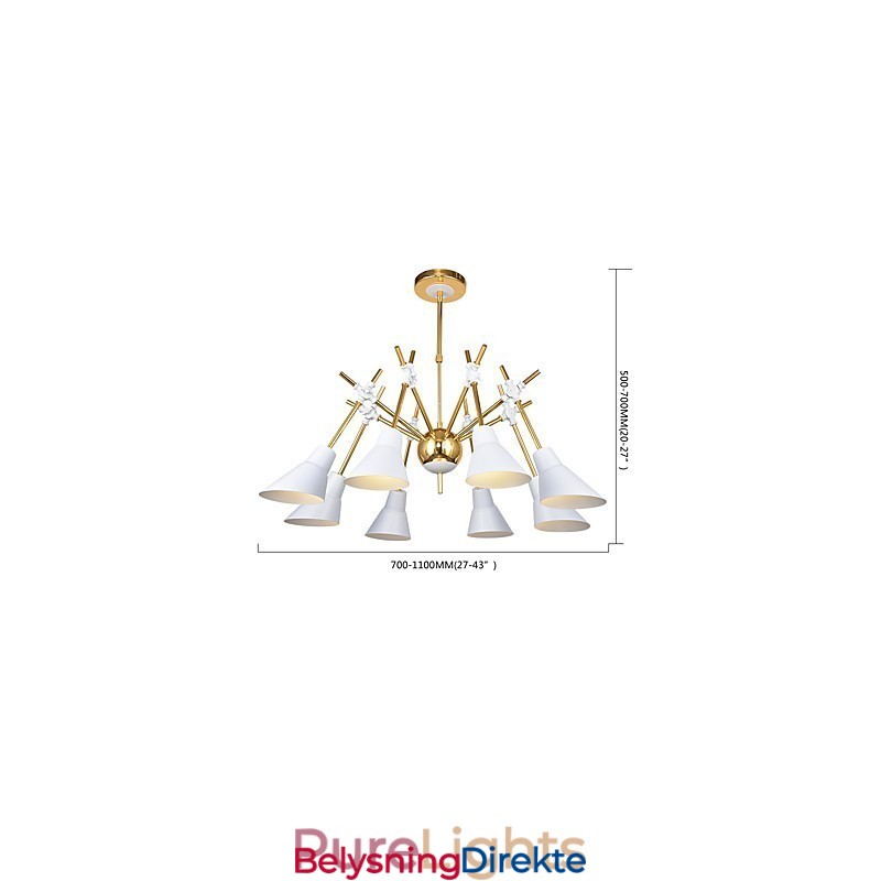 Personlig Justerbar Retningslysekrone Med Kunstlyskrone N