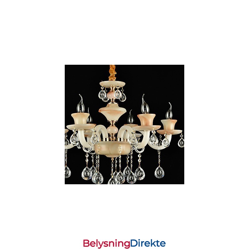 Tradisjonell Klassisk Galvanisert Funksjon For Krystallmini-Lysekrone I Metall