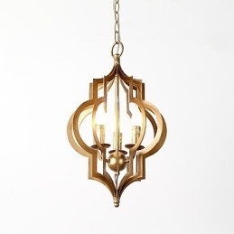 Vintage Metall Amerikansk Industriell Loftsfarget Europeisk Lysekronelampe Til Innendørs Dekorasjon