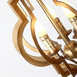 Vintage Metall Amerikansk Industriell Loftsfarget Europeisk Lysekronelampe Til Innendørs Dekorasjon