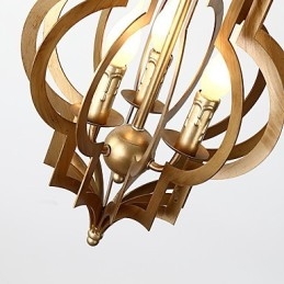 Vintage Metall Amerikansk Industriell Loftsfarget Europeisk Lysekronelampe Til Innendørs Dekorasjon