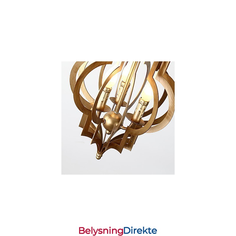 Vintage Metall Amerikansk Industriell Loftsfarget Europeisk Lysekronelampe Til Innendørs Dekorasjon