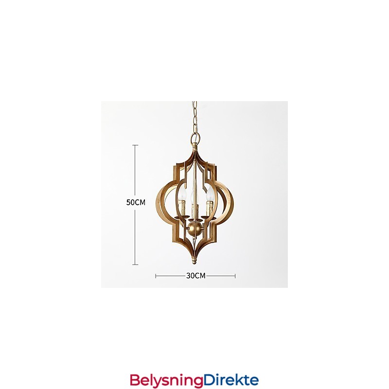 Vintage Metall Amerikansk Industriell Loftsfarget Europeisk Lysekronelampe Til Innendørs Dekorasjon