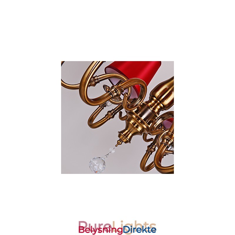 Lysekrone Moderne Samtids Metall