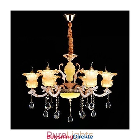 Moderne Samtids Tradisjonell Klassisk Sinklegering Funksjon For Krystall Mini Stil Metall Pendellampe