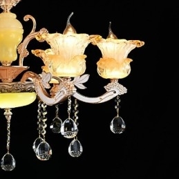 Moderne Samtids Tradisjonell Klassisk Sinklegering Funksjon For Krystall Mini Stil Metall Pendellampe