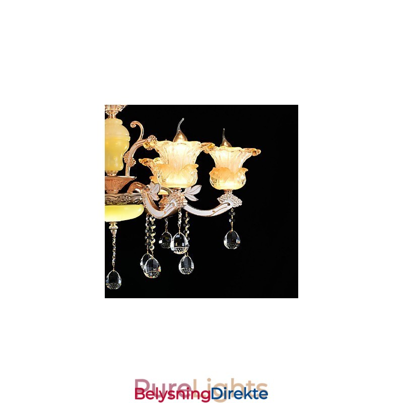 Moderne Samtids Tradisjonell Klassisk Sinklegering Funksjon For Krystall Mini Stil Metall Pendellampe