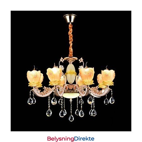 Moderne Samtids Tradisjonell Klassisk Sinklegering Funksjon For Krystall Mini Stil Metall Pendellampe