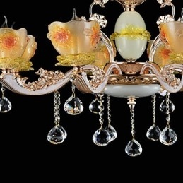 Moderne Samtids Tradisjonell Klassisk Sinklegering Funksjon For Krystall Mini Stil Metall Pendellampe