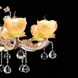 Moderne Samtids Tradisjonell Klassisk Sinklegering Funksjon For Krystall Mini Stil Metall Pendellampe