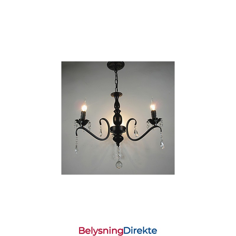 Krystalllysekrone I Europeisk Stil, Smijernslampe, Kreative Stearinlys Og Lanterner