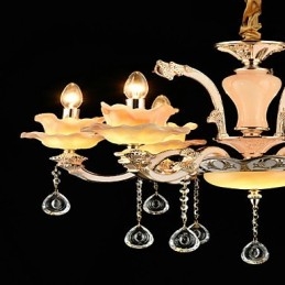 Moderne Samtids Tradisjonell Klassisk Sinklegering Funksjon For Krystall Mini Stil Metall Pendellampe