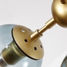 Twenty_One Light Postmodern Europeisk Stil Modo Metall Glass Pendellampe Foaje Dekorerer Industriell Lysekronelampe