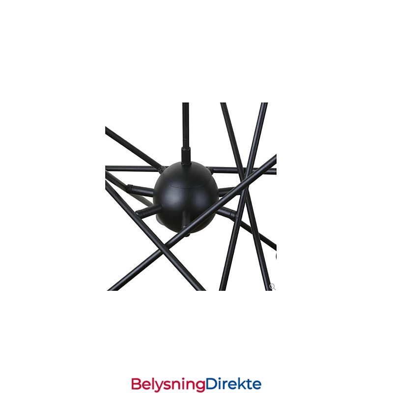 Rustikk Hyttemaling For Designere, Metall Innendørsbutikker, Lysekrone Med 2 Lyspærer