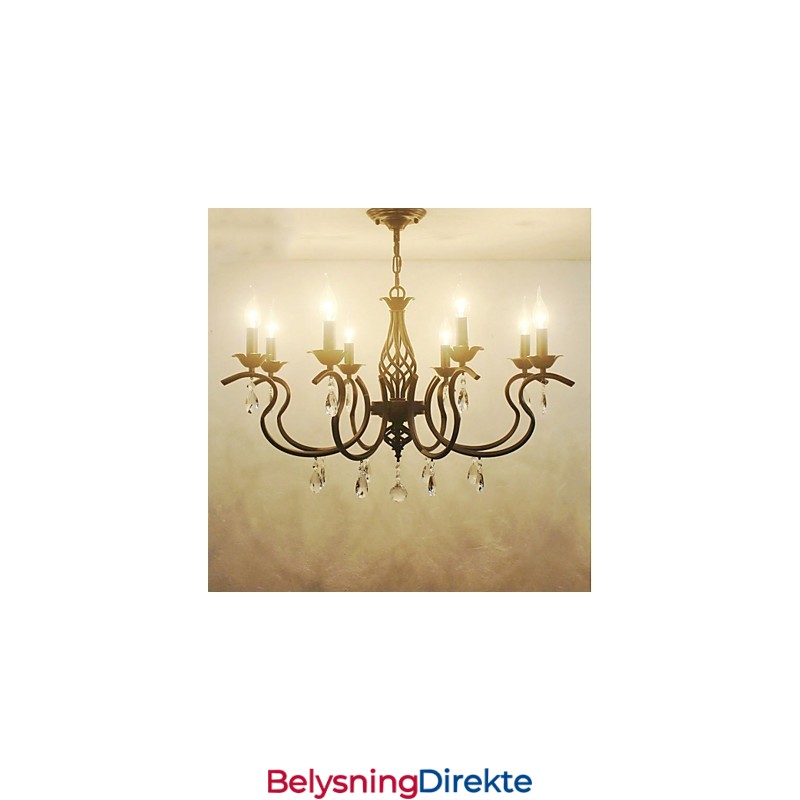 Krystalllysekrone I Europeisk Stil Spiselys Enkle Kreative Stearinlys Lamper Og Lanterner Nyhetsbelysning