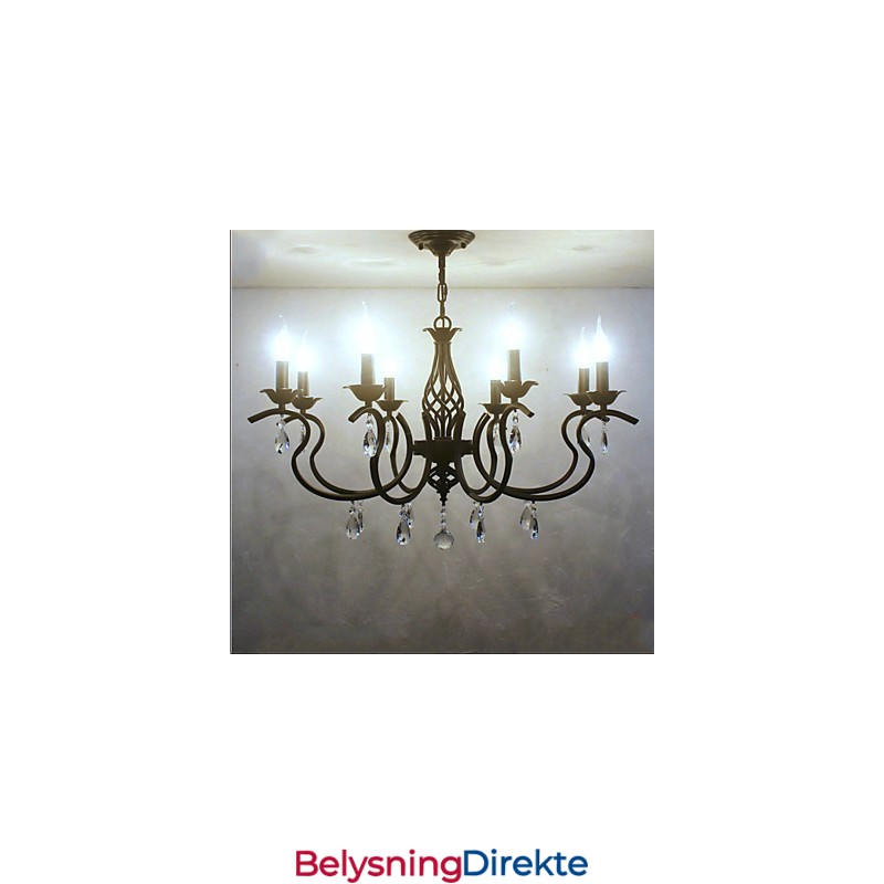 Krystalllysekrone I Europeisk Stil Spiselys Enkle Kreative Stearinlys Lamper Og Lanterner Nyhetsbelysning