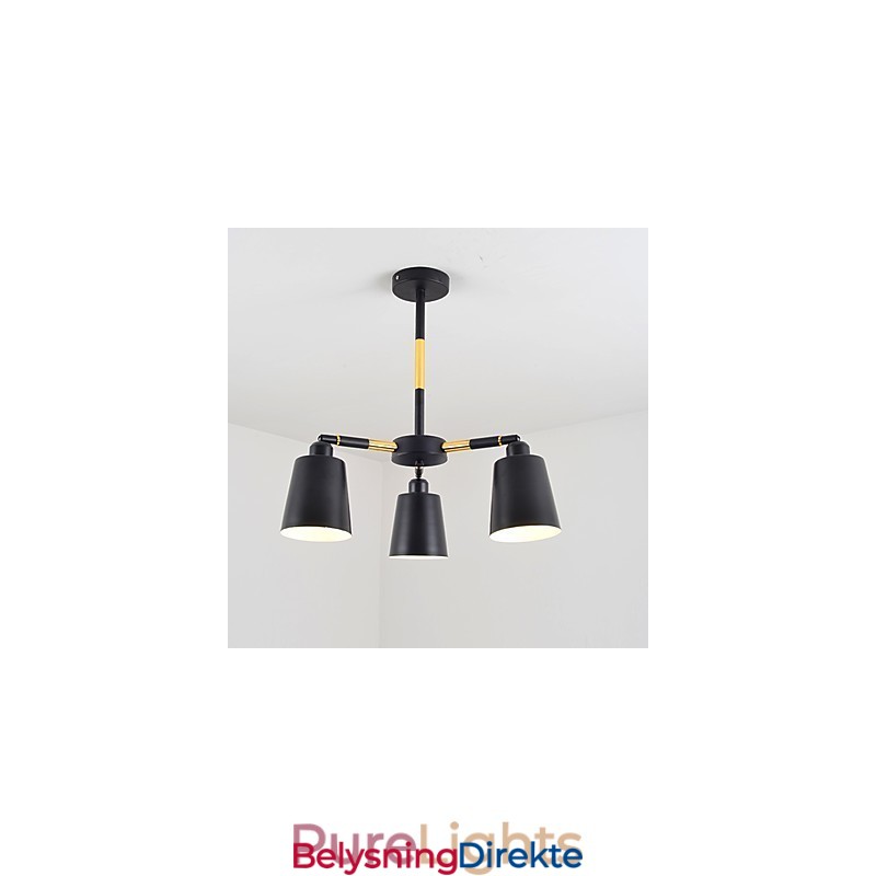 Tradisjonell, Klassisk Pendellampe I Tre, Bambus, I Ministil