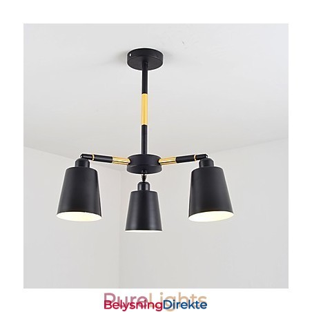 Tradisjonell, Klassisk Pendellampe I Tre, Bambus, I Ministil