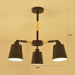 Tradisjonell, Klassisk Pendellampe I Tre, Bambus, I Ministil