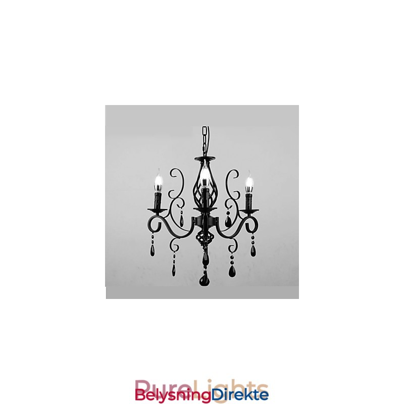 Krystalllampe Med 3 Lys, Moderne Og Enkel Nyhetsbelysning