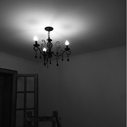 Krystalllampe Med 3 Lys, Moderne Og Enkel Nyhetsbelysning