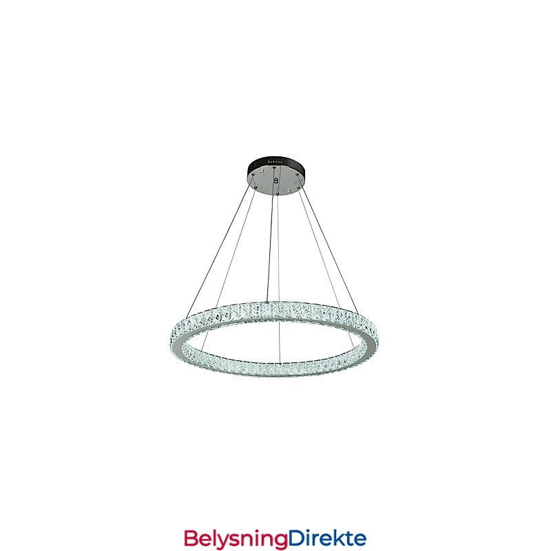 Dimmbar Ringlampe I Tak, Pendellampe, Moderne Lysekronebelysning, Innendørslampe Med Fjernkontroll