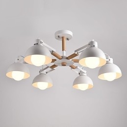 Tradisjonell Klassisk Rustikk Hytte Vintage Retro Malerifunksjon For Mini-Stil Metalllysekrone