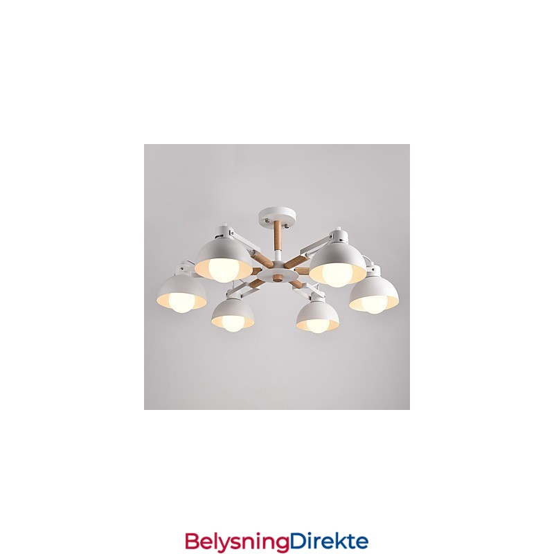 Tradisjonell Klassisk Rustikk Hytte Vintage Retro Malerifunksjon For Mini-Stil Metalllysekrone