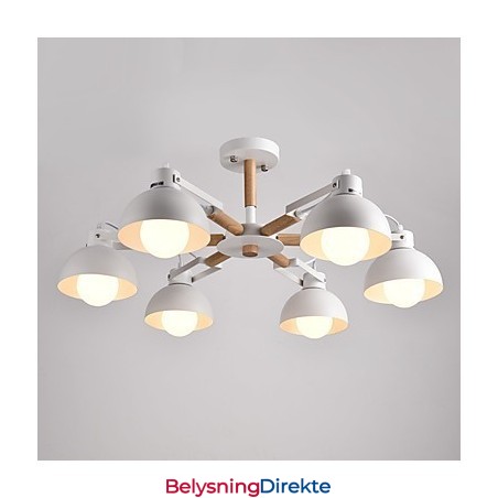 Tradisjonell Klassisk Rustikk Hytte Vintage Retro Malerifunksjon For Mini-Stil Metalllysekrone