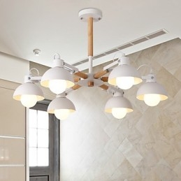 Tradisjonell Klassisk Rustikk Hytte Vintage Retro Malerifunksjon For Mini-Stil Metalllysekrone